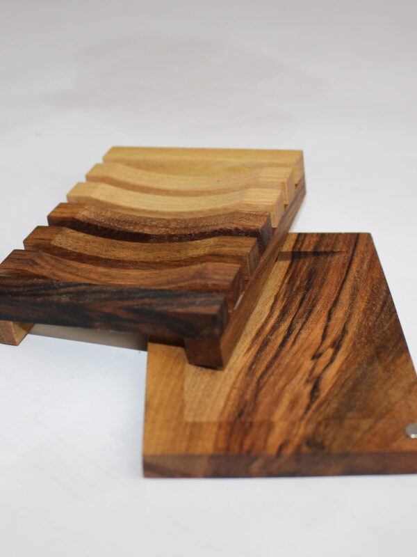 Wooden soap tray